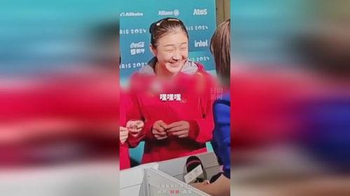 陈梦吃瓜表情马龙,赛场瞬间成欢乐场